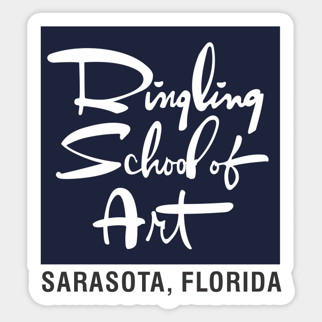 Original Ringling School of Art Logo Sticker by TrevorIrvin